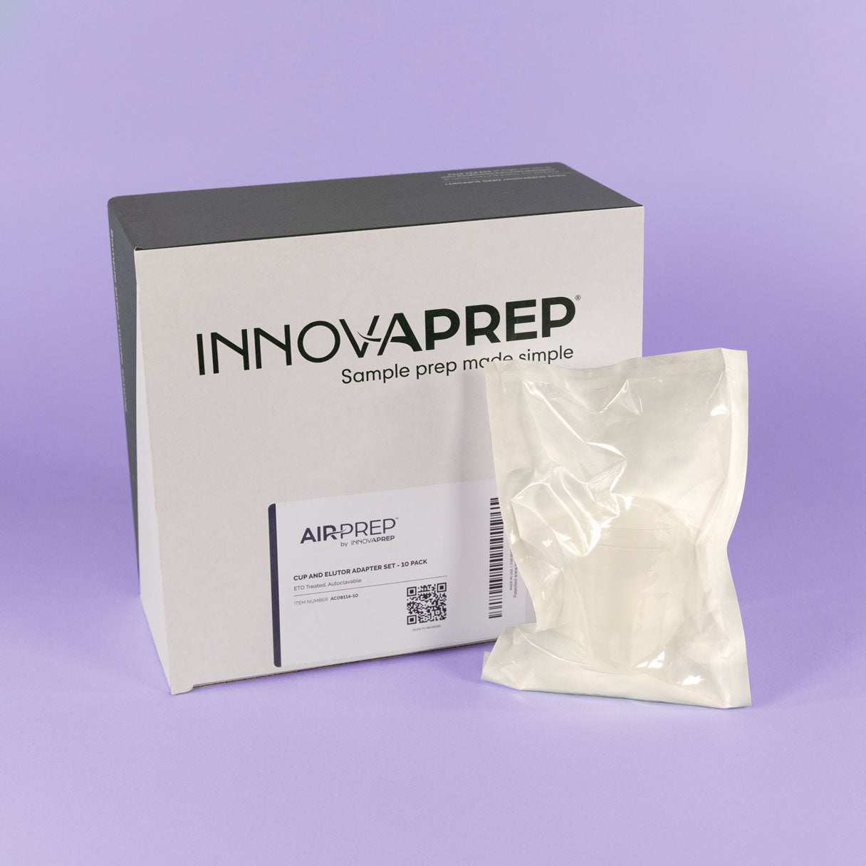 Sample Cup and Elutor Adapter Set - ETO Treated