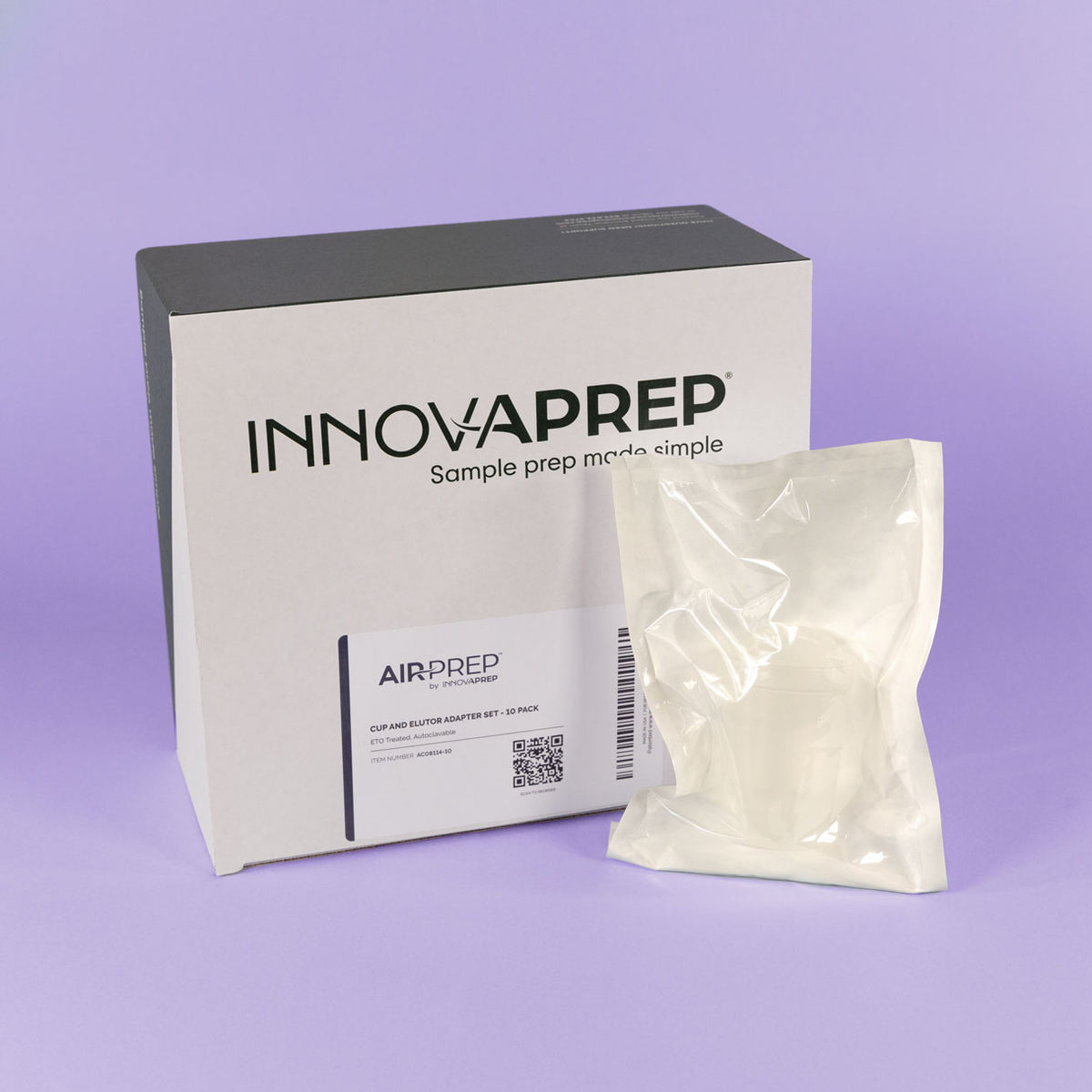 Sample Cup and Elutor Adapter Set - ETO Treated | InnovaPrep